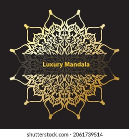Vector round abstract circle. Luxury Mandala style. EPS 10