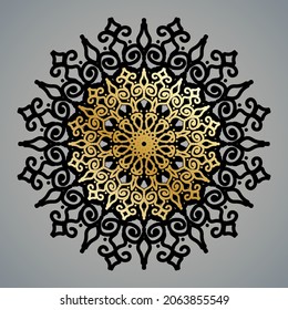 Vector round abstract circle. Luxury Mandala style. EPS 10