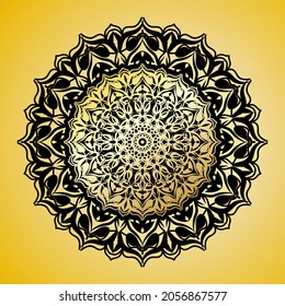 Vector round abstract circle. Mandala style. EPS 10