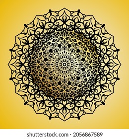 Circulo abstracto de vectores redondeados. Estilo Mandala. EPS 10