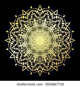 Vector round abstract circle. Mandala style. EPS 10