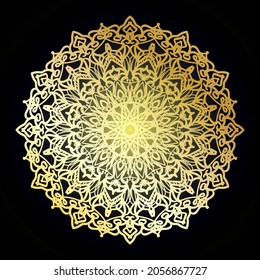Vector round abstract circle. Mandala style. EPS 10