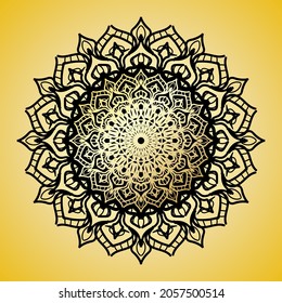 Abstrakter Vektorkreis. Mandala Stil. EPS10