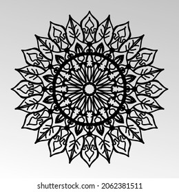 Vector round abstract circle. Mandala style. EPS 10