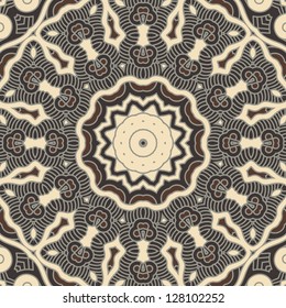Vector round decorative design element