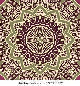 Vector round decorative design element