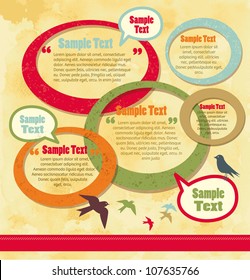 Vector Round Design Elements