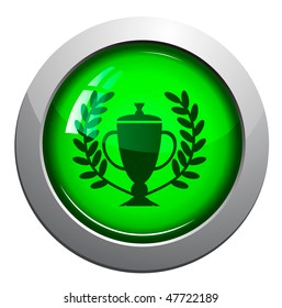 vector round glossy news icon set