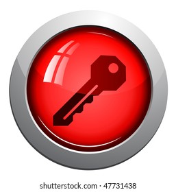 vector round glossy real estate icon set