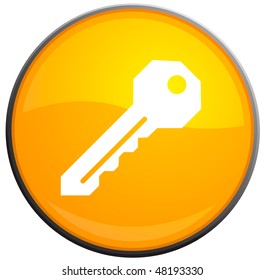 vector round glossy real estate icon