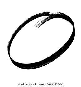 vector round grunge frame