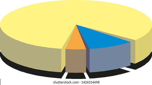 Vector round infographic diagram. EPS10
