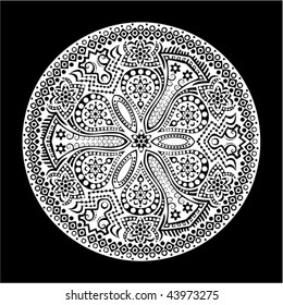  vector, round lace doily background for sewing, arts, crafts, scrapbooks, setting table, cake decorating