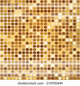 Vector round mosaic. Abstract background.