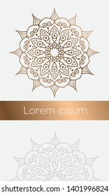Vector Round oriental design Elements 