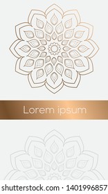 Vector Round oriental design Elements 