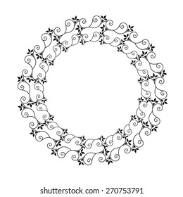 vector round ornament