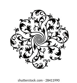 Vector. Round ornament
