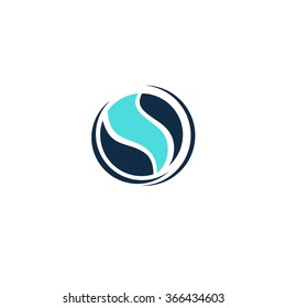Vector of round sign. Round abstract sign. Logo. Business icon for the company. This concept graphic represents lighting design. Industry. Sport. Fitness classes. Vector illustration.