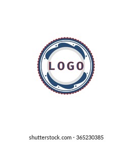 Vector of round sign. Plate. Symbol icon or logo for  cafe. Business icon for the other companies. Vector illustration.
