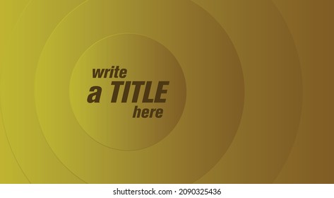 Vector round Yellow Background. Presentation Design, Abstract Combination. Egg, Vitamin Themed Greeting Card, Banner, Landing Page, Presentation Background Etc. Can Be Used for Things. Elegant Design.