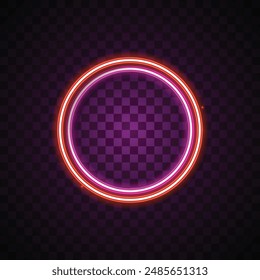 Vector of rounded. banner design.