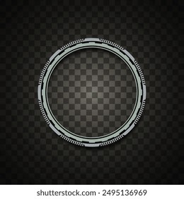 Vector of rounded banner set. Simple banner. Futuristic banner.