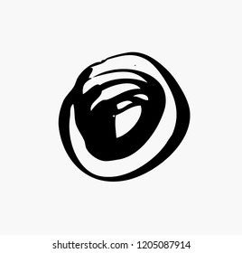 vector rounded brushstroke