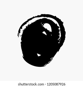 vector rounded brushstroke