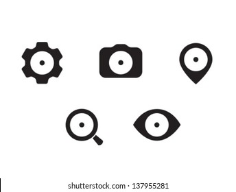 Vector Rounded Icon Set