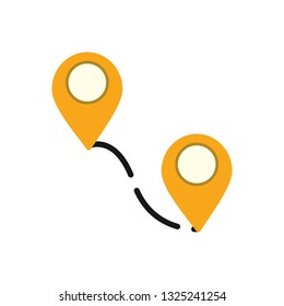Vector Route Icon
