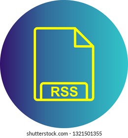 Vector RSS Icon
