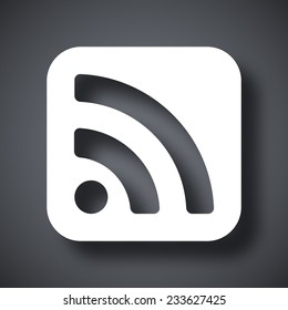 Vector RSS icon