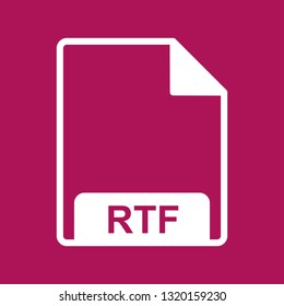 Vector RTF Icon