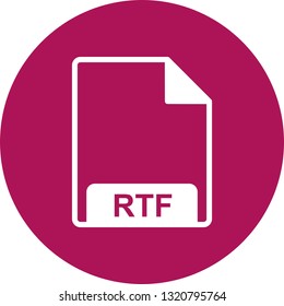 Vector RTF Icon