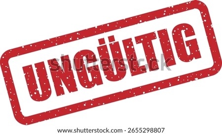 Vector rubber stamp with the German word 