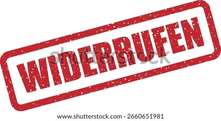 Vector rubber stamp with the German word 