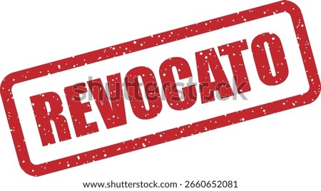 Vector rubber stamp with the Italian word 