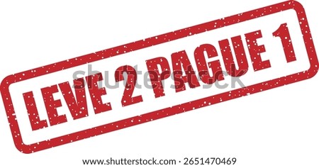 Vector rubber stamp with the Portuguese phrase 