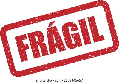 Vector rubber stamp with the Portuguese word 