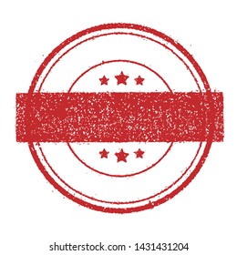Vector rubber stamp template illustration (no text/ text space)