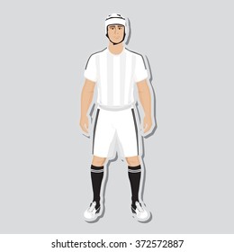 vector rugby player