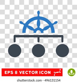Vector Rule EPS vector icon. Illustration style is flat iconic bicolor smooth blue symbol on a transparent background.