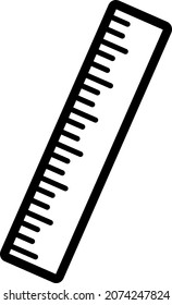 vector ruler icon. sign design on white background..eps