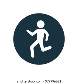 Vector running man Icon
