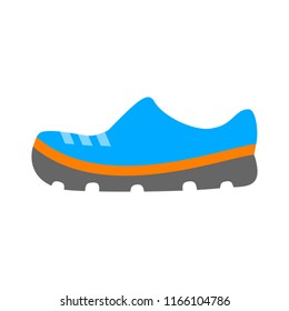 vector running shoes illustration isolated - foot wear symbol. footwear sign