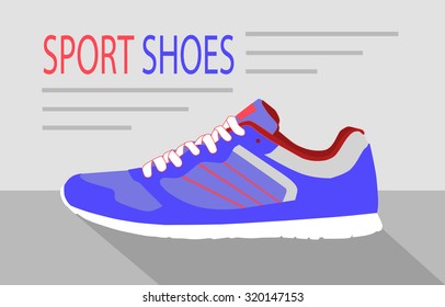 Vector running shoes - sneakers