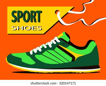 Vector running shoes - sneakers