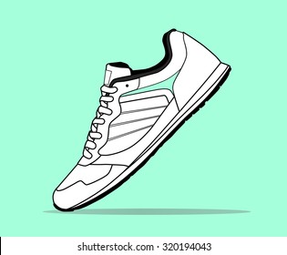 Vector running shoes - sneakers
