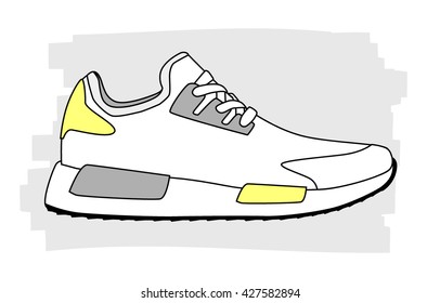 Vector running shoes - sneakers